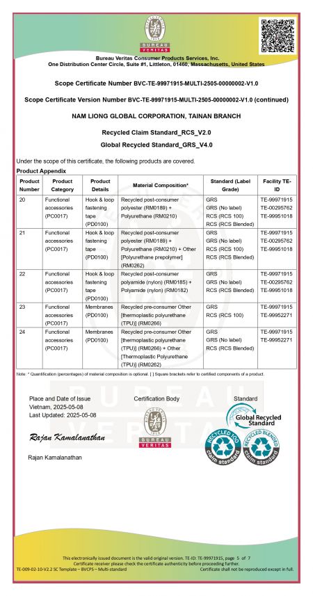GRS Certified Membrane